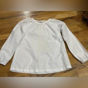 Hanna Andersson White Cotton Top